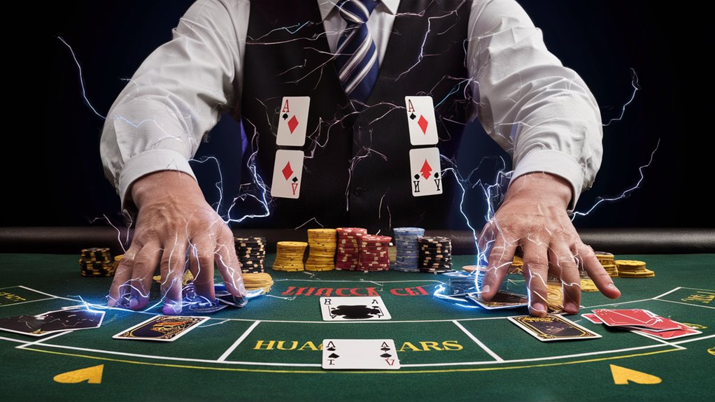 electric card game action