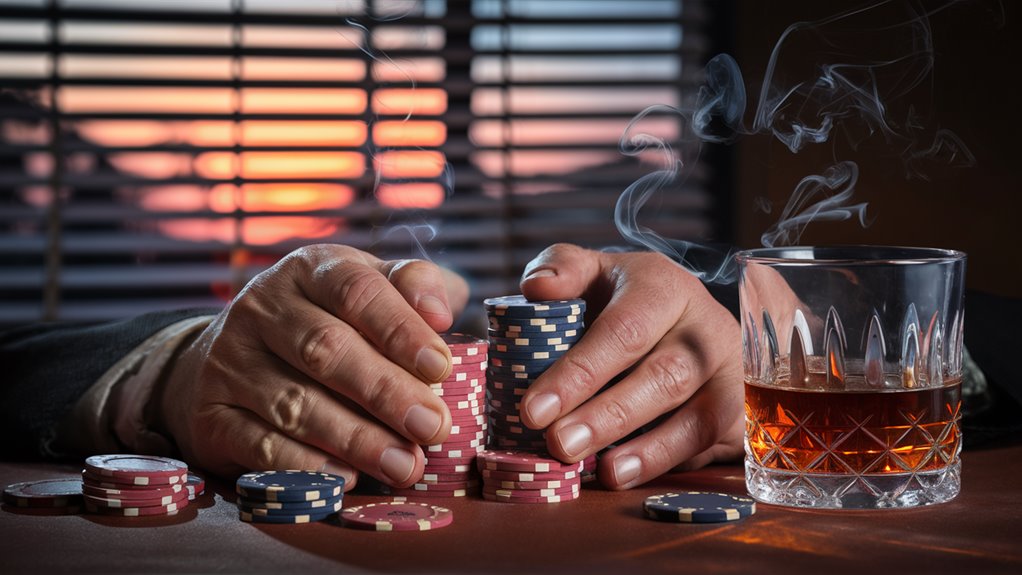 poker game after sunset