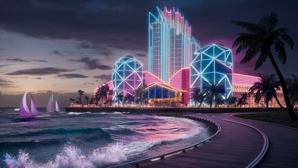 beachside electronic gaming resort