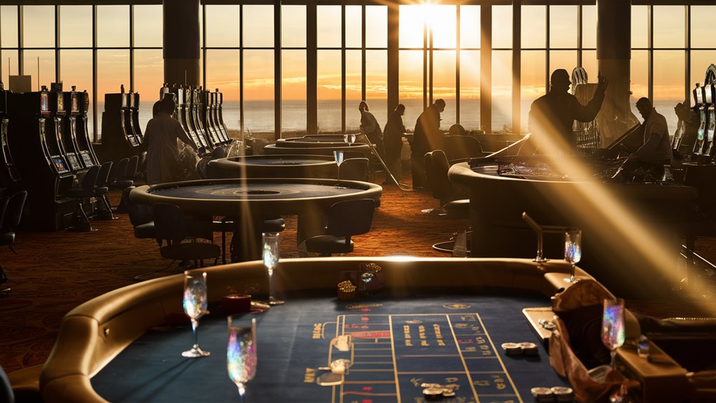 casino transforms night into day
