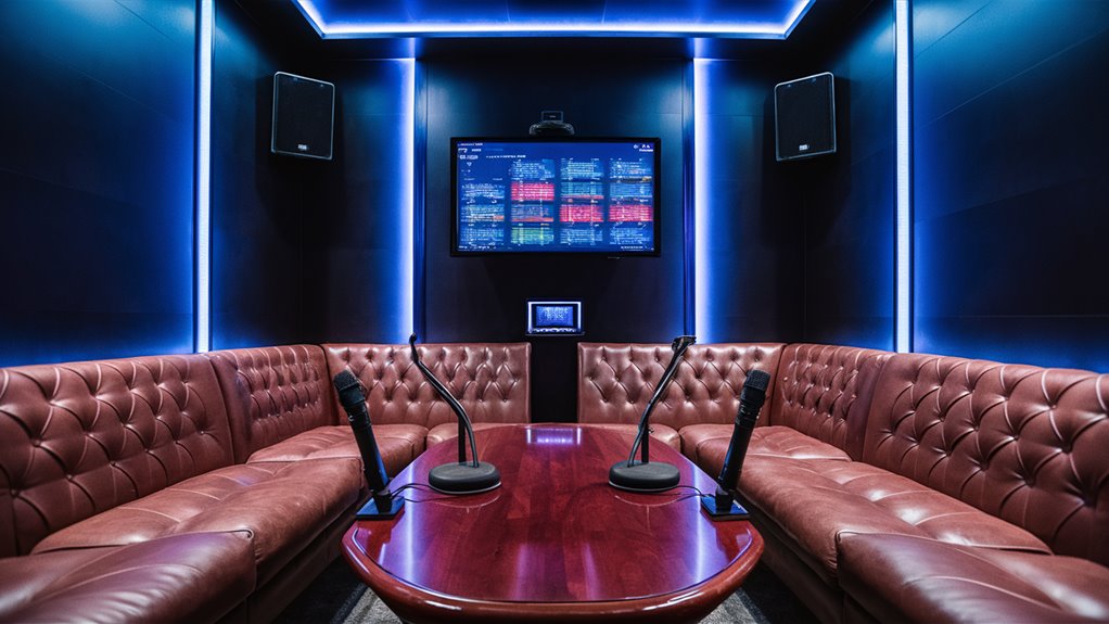 check karaoke venue features