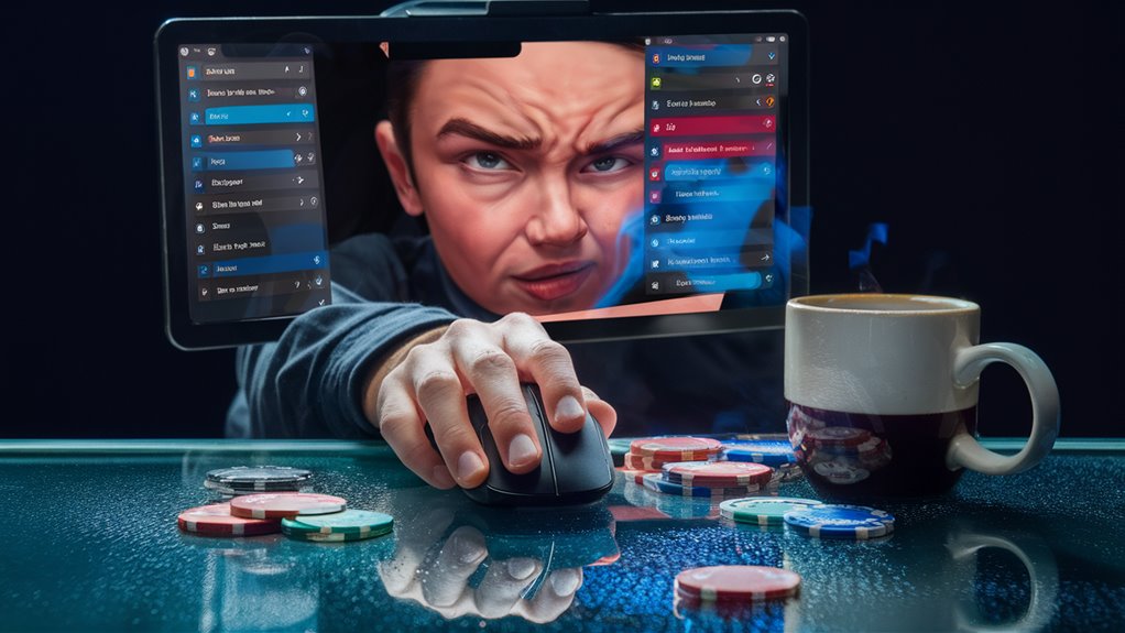 observe digital poker behavior
