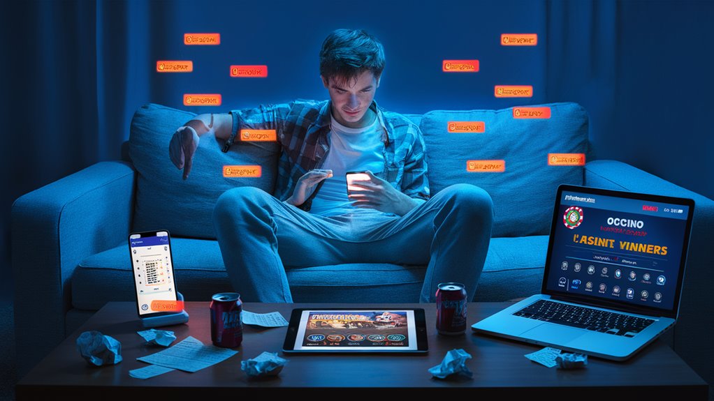 social media affects gambling