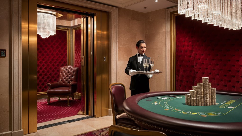 attract wealthy gamblers through perks