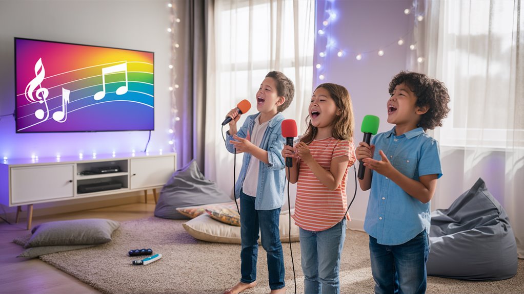 children singing fun songs