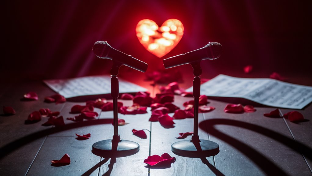 couple singing love songs