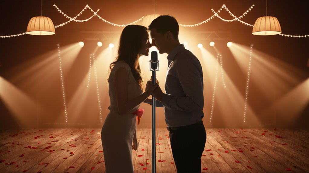 couples singing love songs together