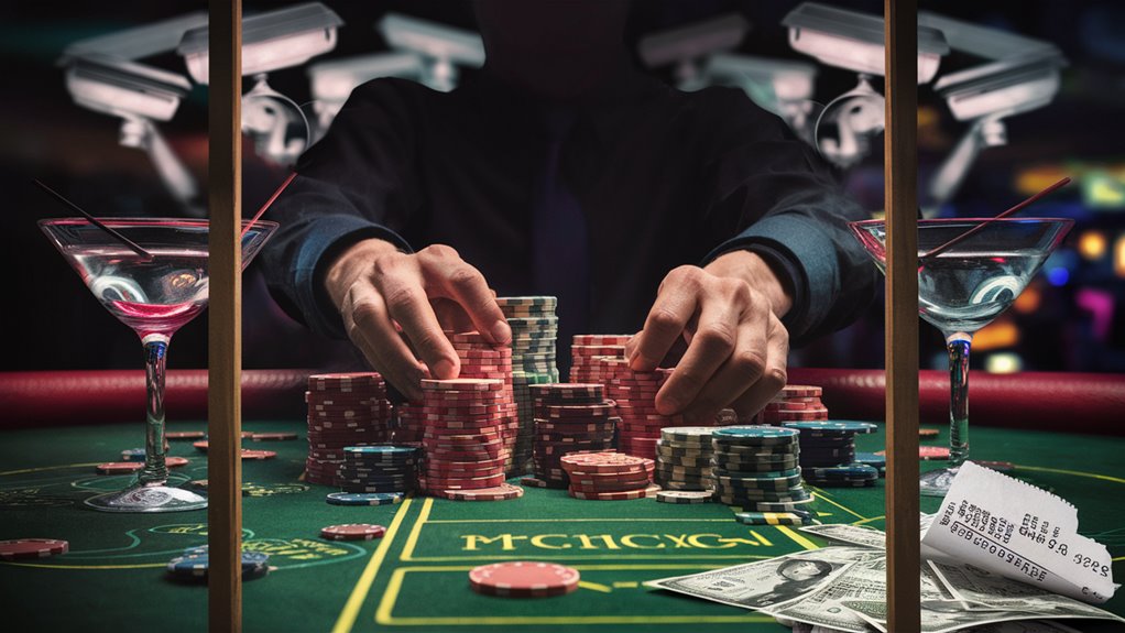 illegal cash through gambling