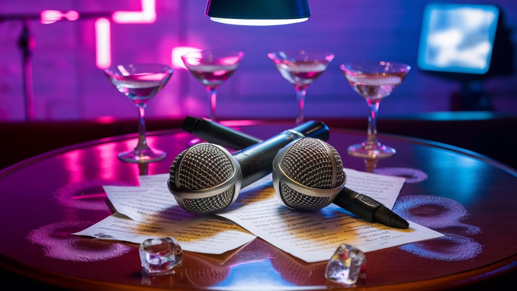 singing partners after dark together